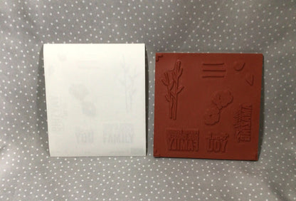 Retired Stampin Up! Stamp set Painted Petals set of 13 stamps/ Set of 2
