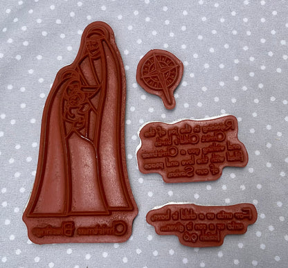 Retired Stampin Up! Stamp set Rejoicing in Christmas- Set of 4 stamps
