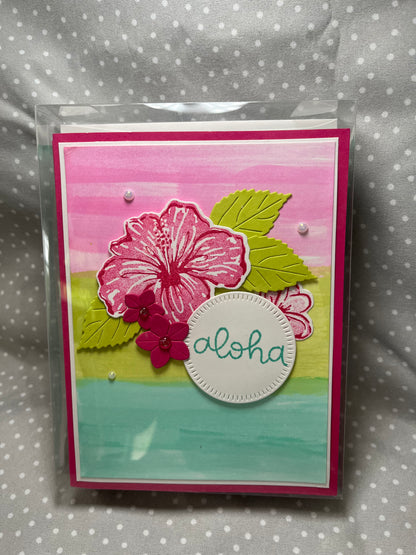 Stampin Up! Aloha Card Pack, Set of 6