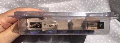 Retired Stampin Up! Stamp set Congrats - Set of 7 stamps