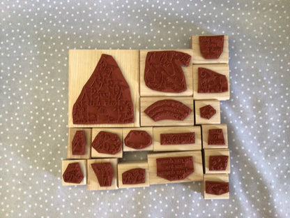 Retired Stampin Up 1996! Stamp set Dreams & Dragons