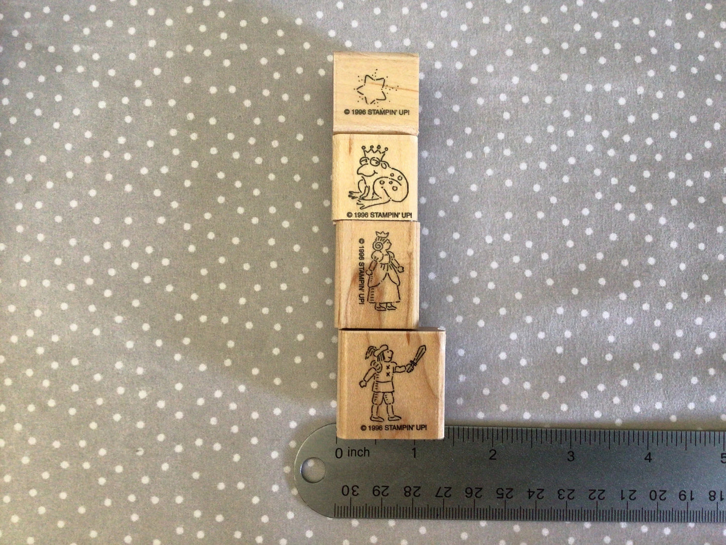 Retired Stampin Up 1996! Stamp set Dreams & Dragons