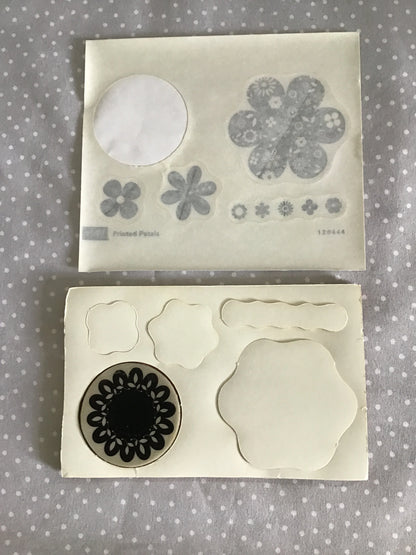 Retired Stampin Up! Stamp set Printed Petals