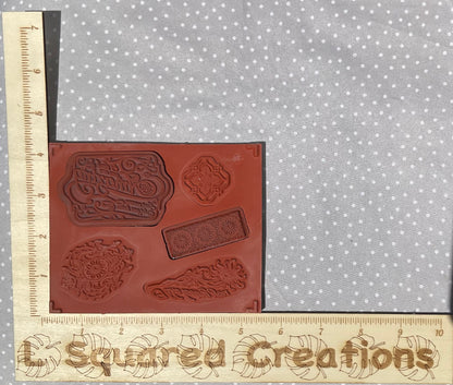 Retired Stampin Up! Stamp set Lovely Romance- Set of 5 stamps