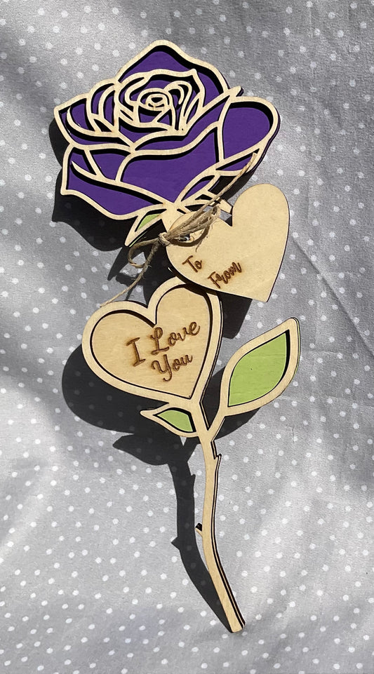 I Love You Rose-Purple Rose