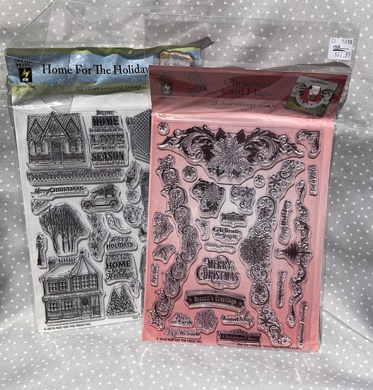 HOT OFF THE PRESS - Christmas Card Flaps, Home For the Holidays