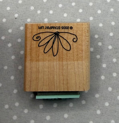 Fun Filled stamp set, Retired Stampin Up, set of 8 stamps fro 2005