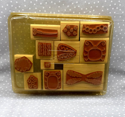 Bug Builder stamp set, Retired Stampin Up, set of 11 stamps