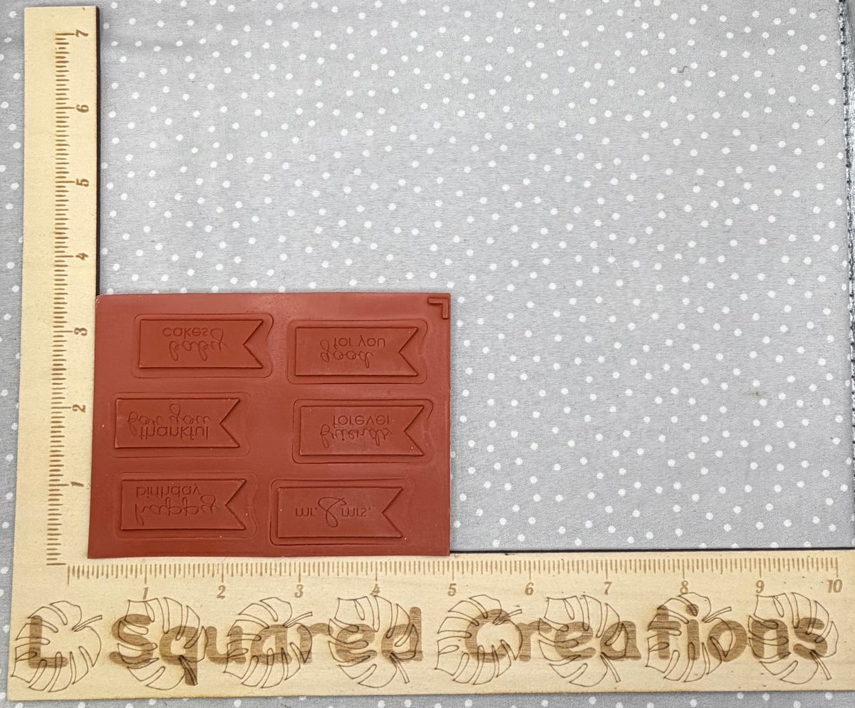 Retired Stampin Up! Stamp set Banner Greetings- Set of 6 stamps