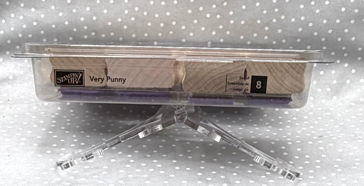 Very Punny Stamp set, Retired Stampin Up!  Set of 8 stamps