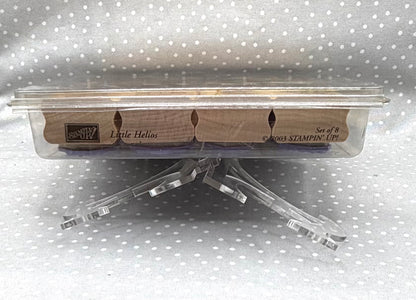 Little Helios Stamp set, Retired Stampin Up!  Set of 8 stamps