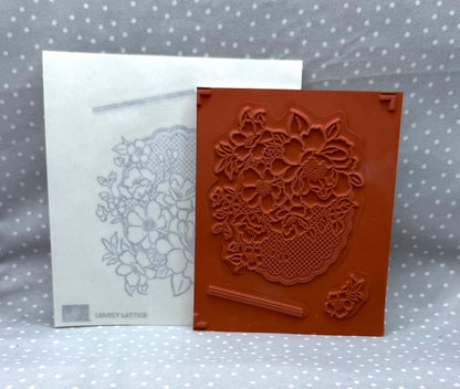 Lovely Lattice stamp set, Retired Stampin Up! Sale-A-Bration