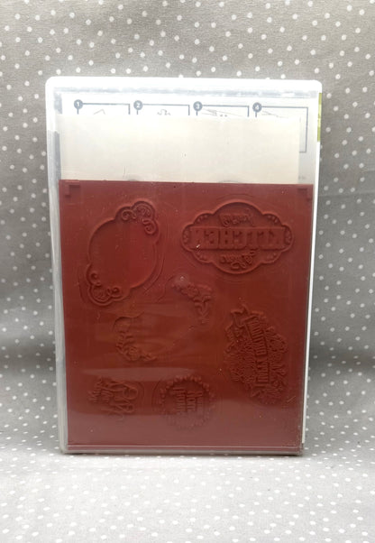 Label Me Pretty stamp set, Retired Stampin Up!
