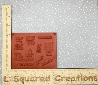 Designer Tee stamp set, Retired Stampin Up! Sale-a-bration