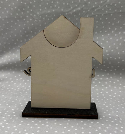 Welcome Home Wood Gift Holder