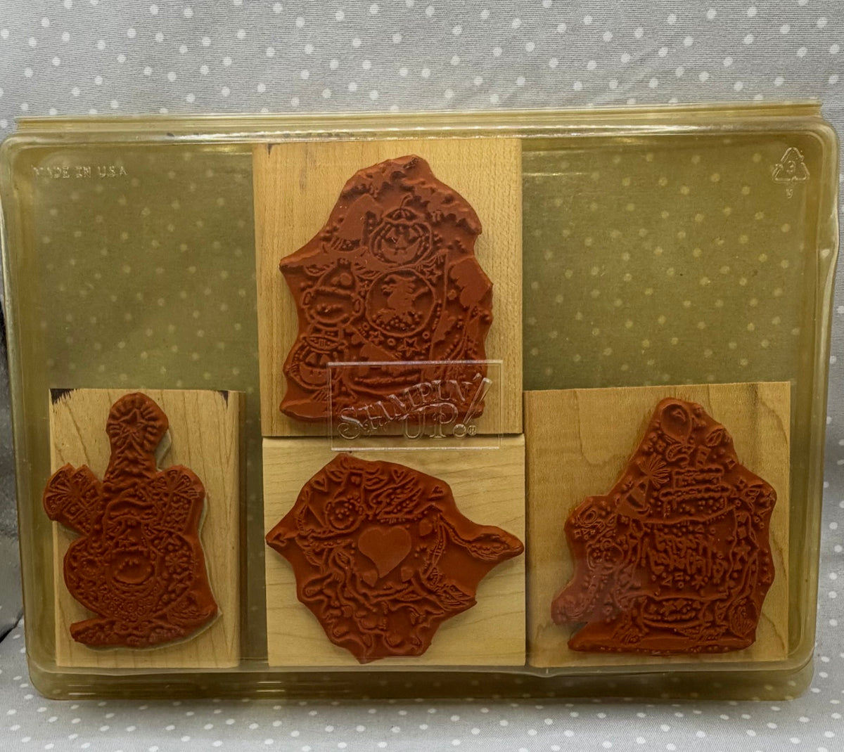 Many Moo’s Stamp set, Retired Stampin Up!  Set of 4 stamps from 2003