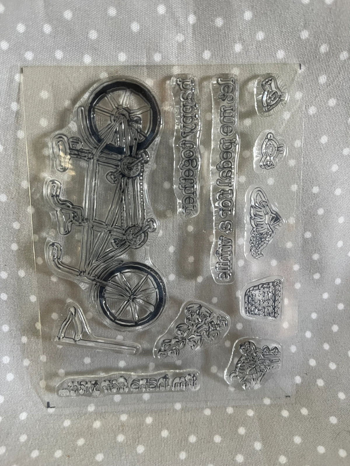 Retired Stampin Up! Stamp set Pedal Pusher! Sale-A-Bration 2016